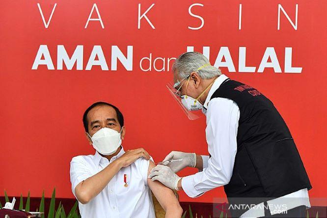  Begini Pengakuan Presiden Jokowi Usai Disuntik Vaksin COVID-19