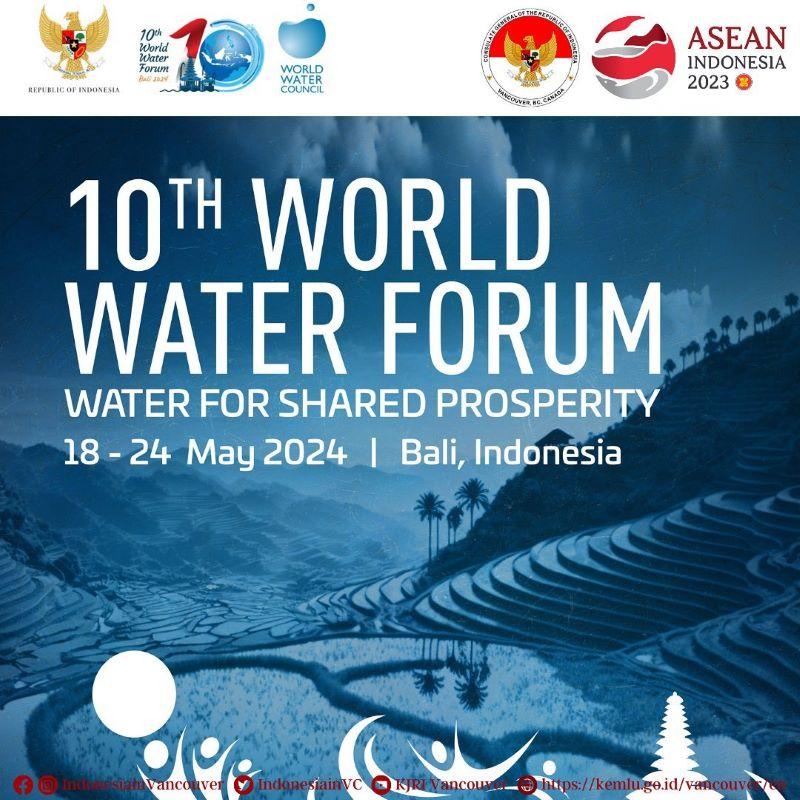 Indonesia Siap Pimpin Transformasi Tata Kelola Air di World Water Forum 2024