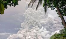 Gunung Ruang Kembali Erupsi, Muntahkan Abu Vulkanik Setinggi 5 Kilometer