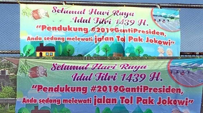  Spanduk Jalan Tol Jokowi, Andrianto: Bentuk Ketidakpahaman Kubu Petahana Jokowi