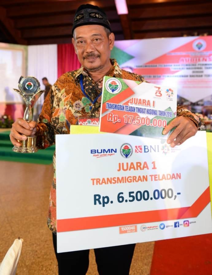  Solihin, Mantan Sopir Tembak Jadi Transmigran Teladan 2018