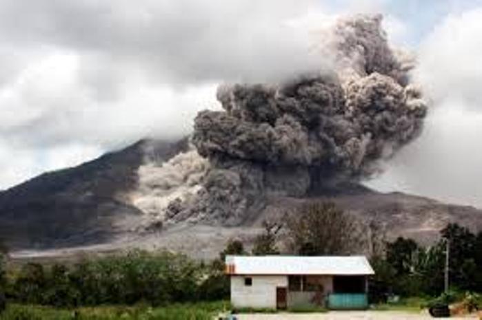  Lagi, Gunung Sinabung Kembali Erupsi