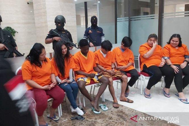  Tujuh Kurir Narkoba Jaringan Internasional Dibekuk