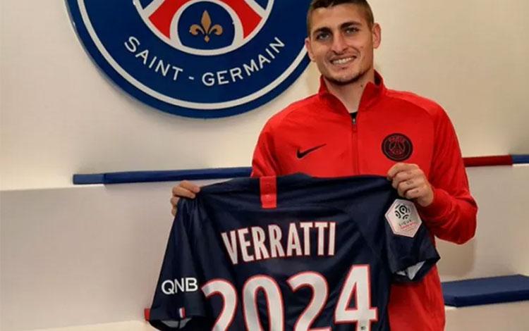  Verratti Teken Perpanjangan Kontrak Bersama PSG