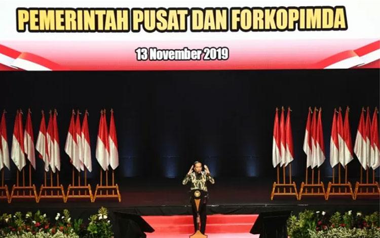  Rakornas Forkopimda, Jokowi Bersyukur Pertumbuhan Ekonomi Terjaga