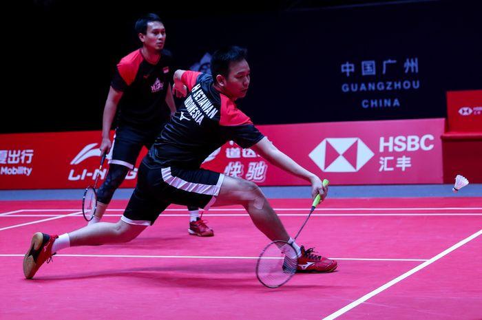  Setelah Petik Kemenangan, Hendra/Ahsan Lalui Empat Besar ke Babak Final