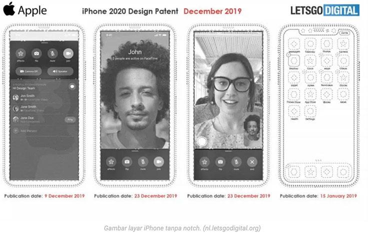  Apple Berencana Hilangkan Notch iPhone