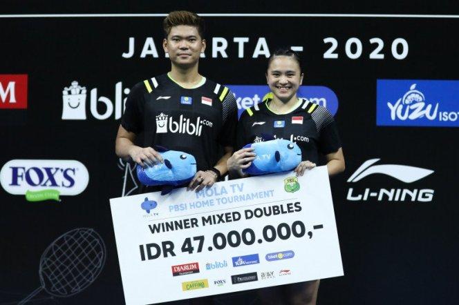  Praveen/Melati Sabet Gelar Juara Turnamen Internal PBSI