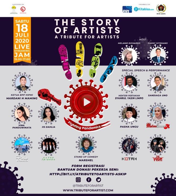  Konser Amal ‘The Story of Artist‘ Ditunda