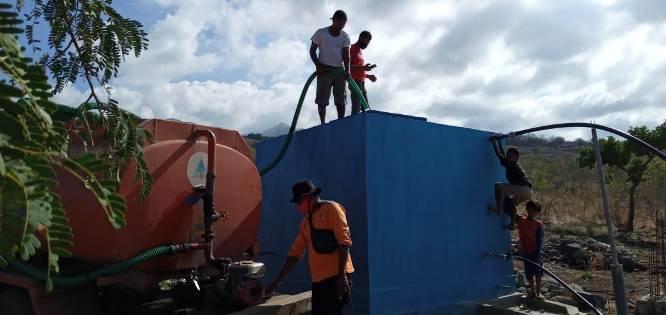  38 KK di Hewuli Dapat Bantuan Air Bersih dari Pemkab Sikka