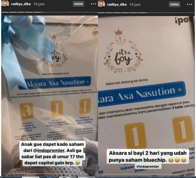  Unik, Saham Bisa Jadi Kado Bayi Berusia 2 Hari