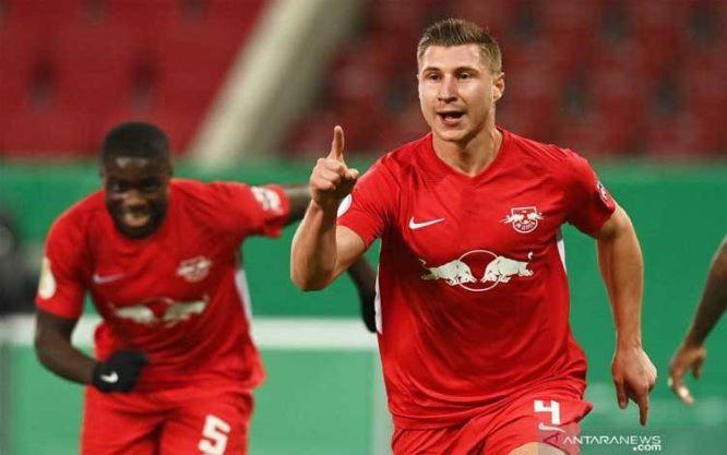  Putaran Kedua Piala Jerman, Leipzig Menangi Duel Dua Tim Strata Tertinggi 