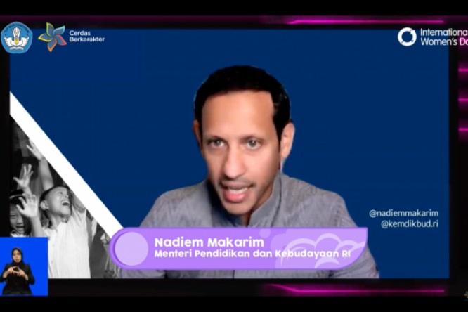  Menteri Nadiem Sebut Tiga Dosa Besar Pendidikan Pengaruhi Perkembangan Siswi