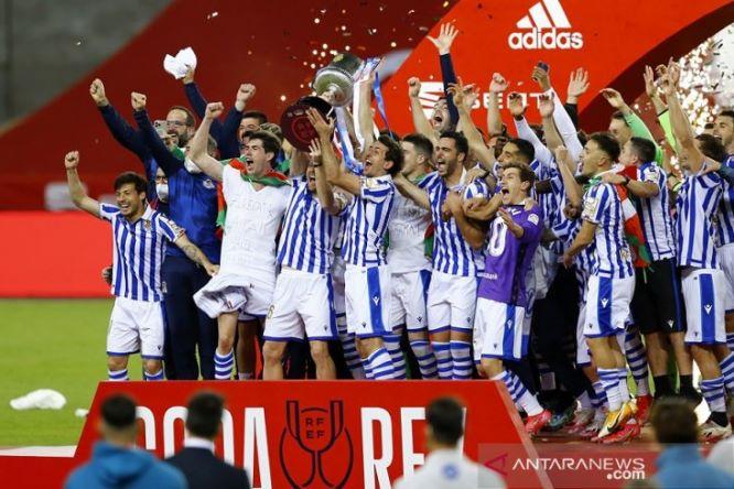  Kalahkan Tim Basque, Sociedad Juarai Copa del Rey 2019/2020