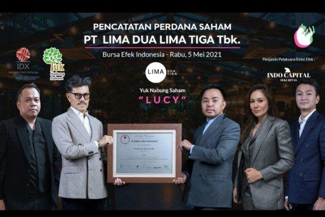  Lima Dua Lima Tiga Resmi Melantai di Bursa