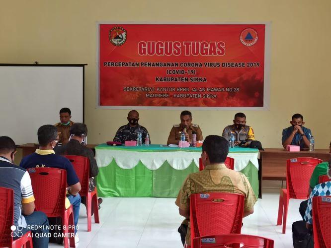  Cegah COVID-19, Sikka Perketat Penjagaan Akses Masuk 