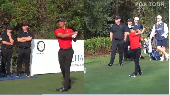  Tiger Woods dan Putra Finis Urutan Kedua PNC Championship