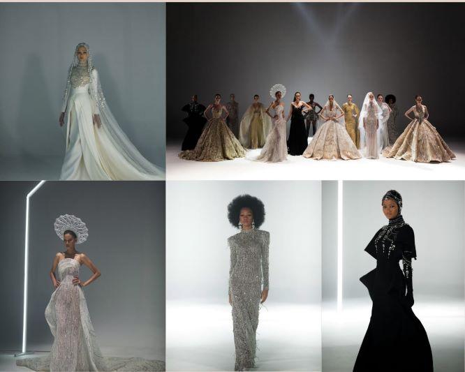  Rancangan Gaun Berbalut Elegansi dan Kemewahan, Penuh Gejolak Lembut Berkarismatik Cantik 