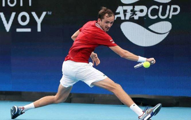  Medvedev Lalui Pertandingan Pertama sebagai Petenis Nomor Satu Dunia