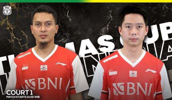  Indonesia Bakal Bertemu China di Perempat Final Piala Thomas 2022