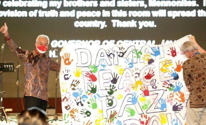  Ini Pesan Damai Ganjar pada Konferensi Umat Nasrani Sedunia