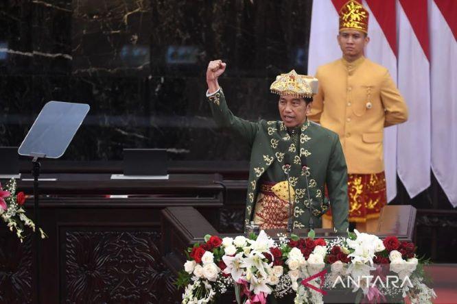  Presiden Jokowi Hadiri Sidang Tahunan MPR Tahun 2022