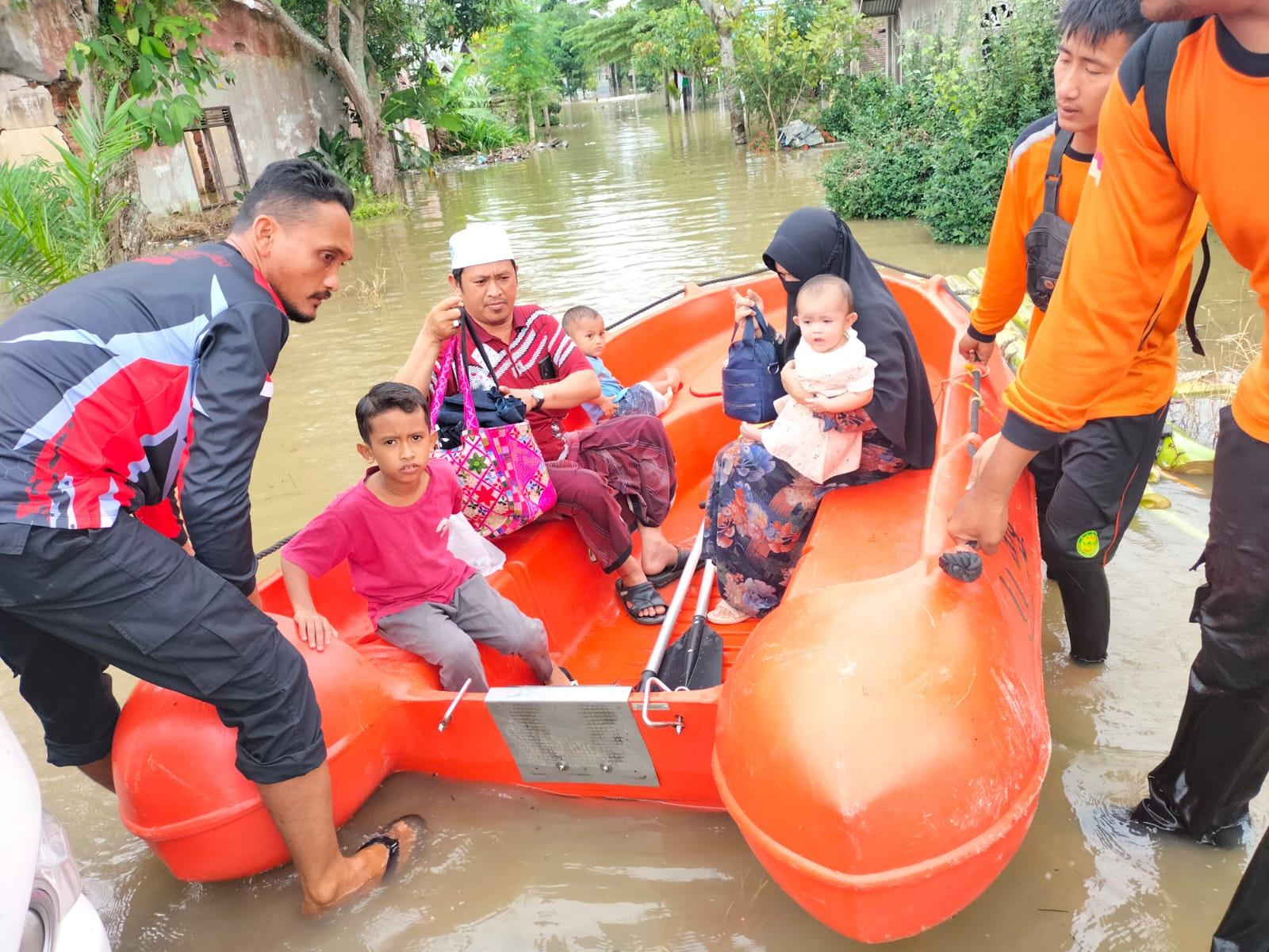  Banjir Aceh Utara Meluas, Sebanyak 4.048 Jiwa Mengungsi