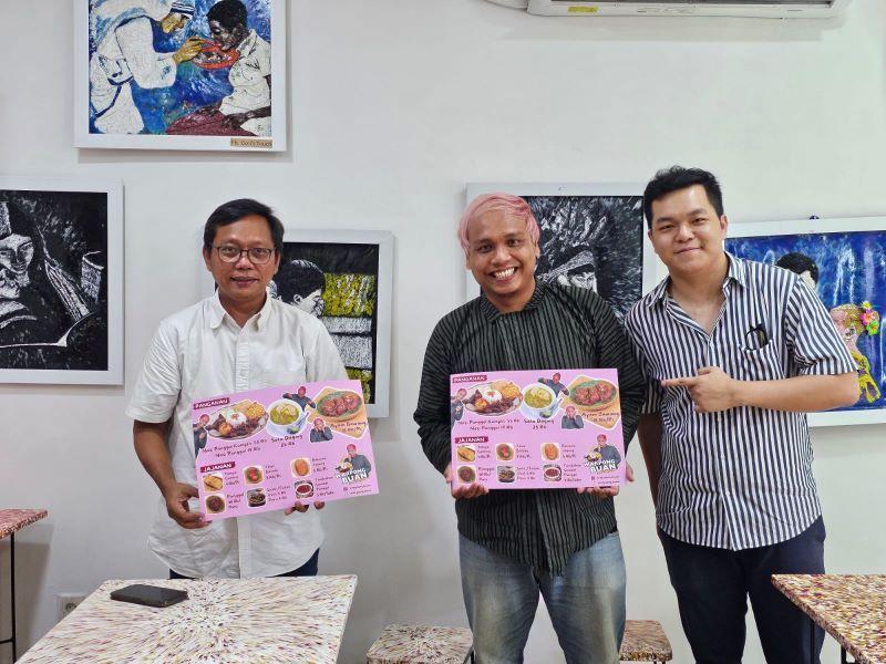  Sensasi Makan di Warpong Buan Jalan Sabang, Sambil Nikmati Karya Seni