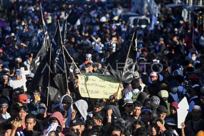  Polisi Turunkan 3.055 Personel untuk Amankan Unjuk Rasa di Depan KPU dan DPR/MPR