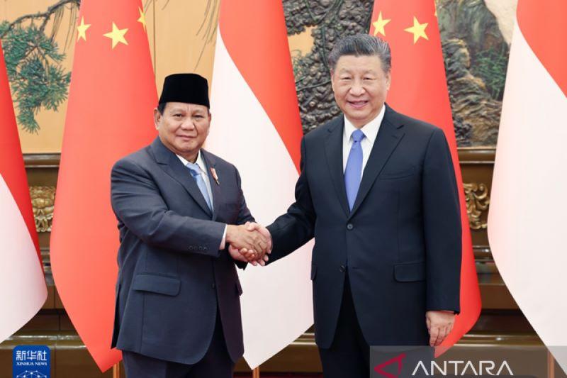  Prabowo Sebut Pemerintah Baru Indonesia Bersedia Dorong Kerja Sama RI-China