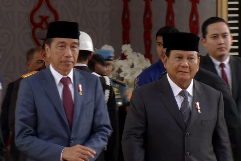  Presiden Jokowi Hadiri Pelantikan Anggota DPR/MPR Periode 2024-2029
