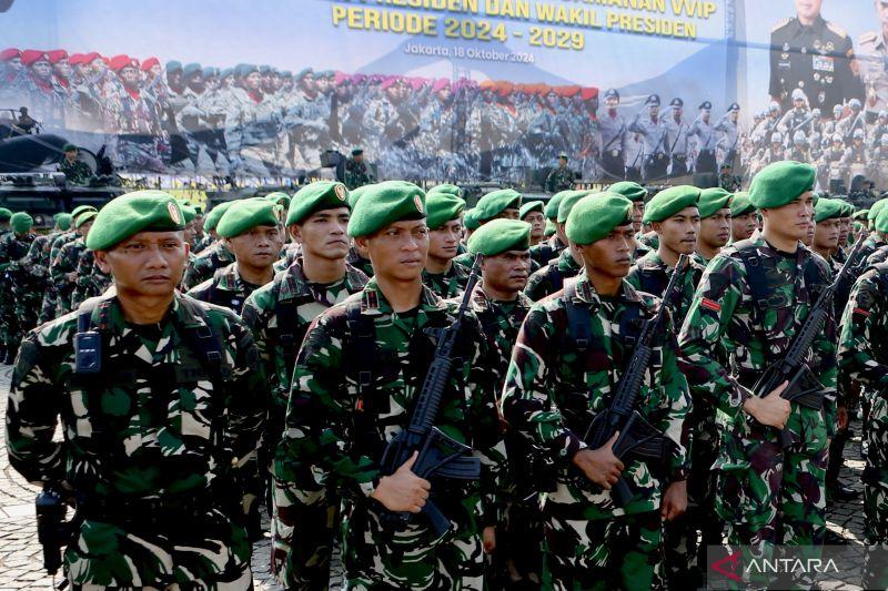  TNI dan Polri Kerahkan 115.000 Personel untuk Amankan Pelantikan Prabowo-Gibran