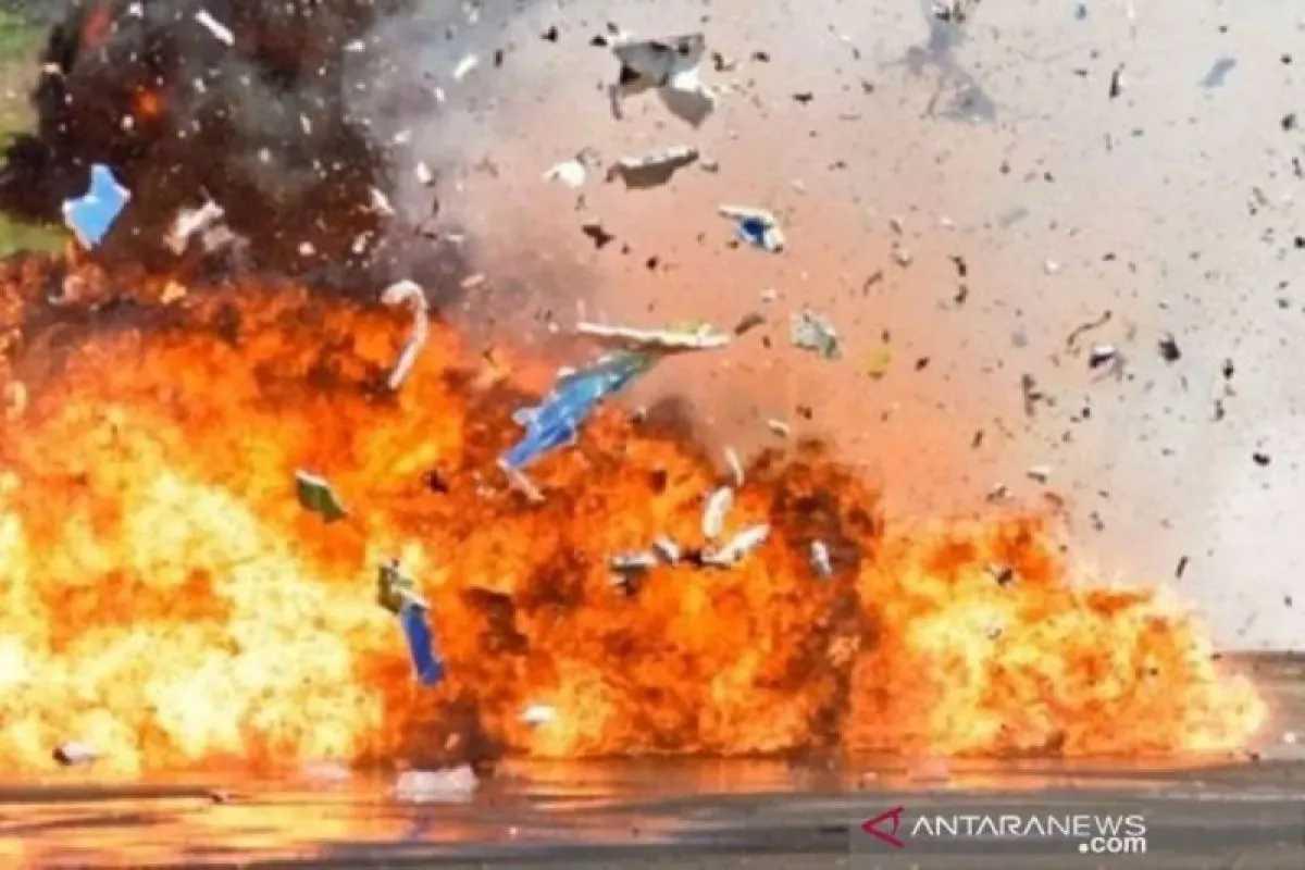  Ledakan Dahsyat di Gudang Swindon Inggris, Warga Berhamburan Dievakuasi