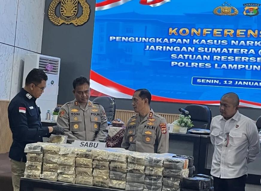  Kapolda Lampung Ungkap Peran Kurir dalam Kasus Sabu 122 Kg, Dalang Masih DPO