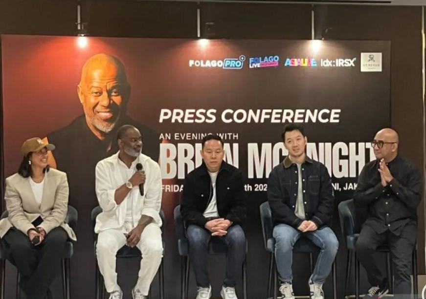  Brian McKnight Gelar Konser Eksklusif di Balai Sarbini, Libatkan Penonton Pilih Lagu