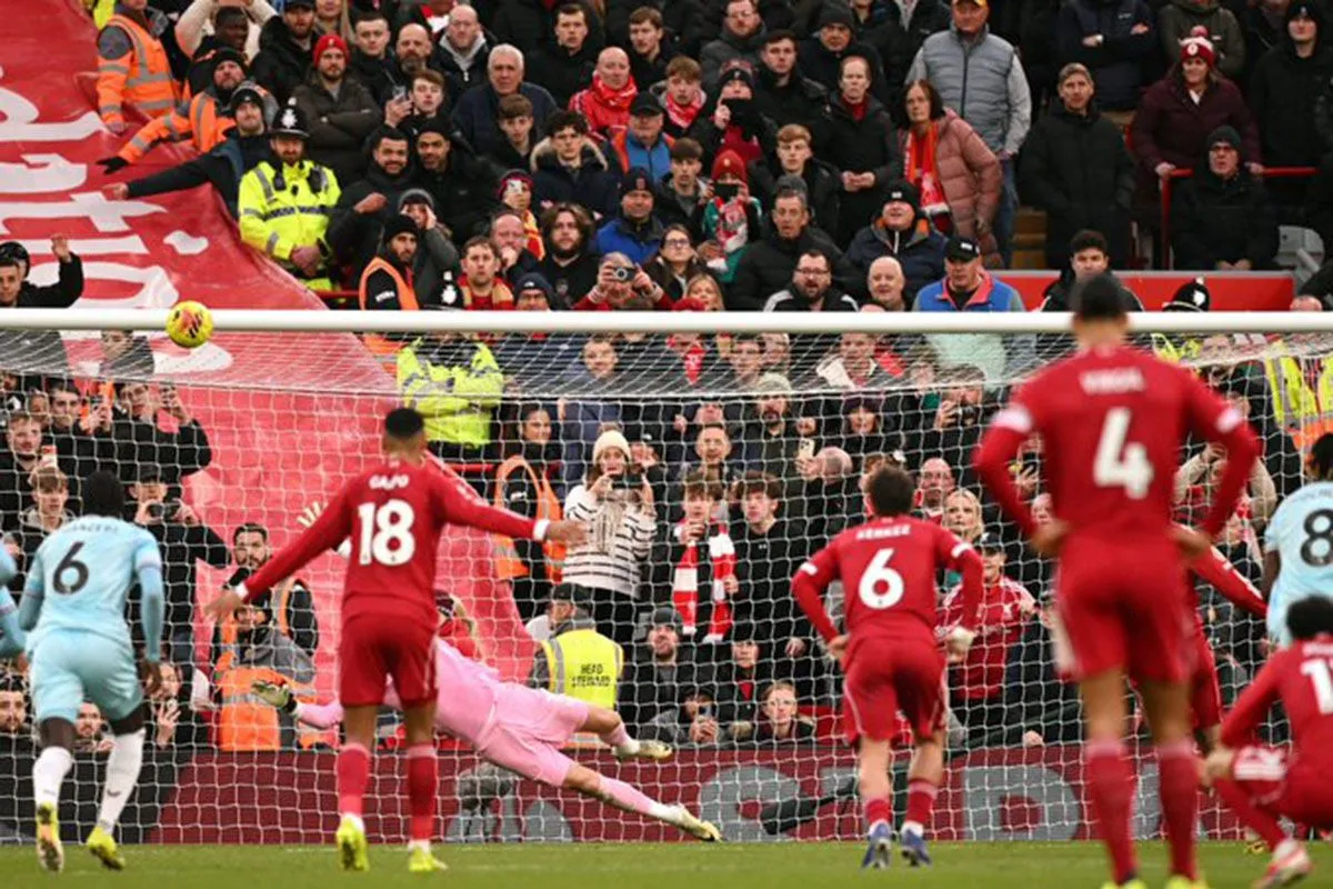  Liverpool Kembali Tersandung, Ditahan Burnley 1-1