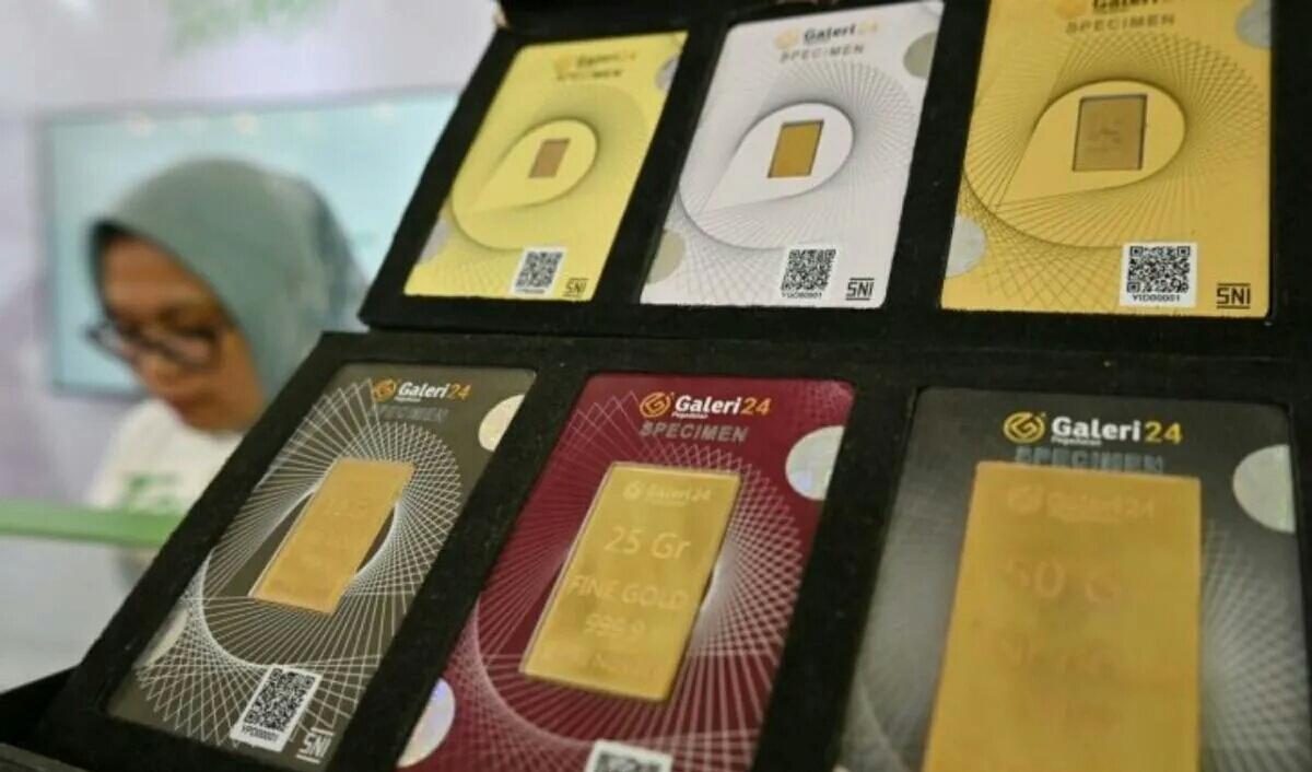  Harga Emas Pegadaian Kembali Turun, Galeri24 dan UBS Kompak Melemah